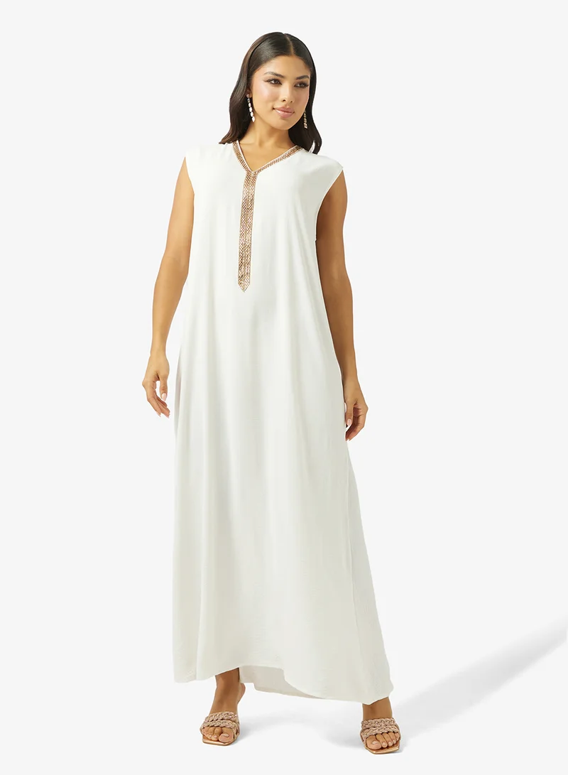 ARABIAN CLOSET LADIES ABAYA 2 PIECE WITH BELT